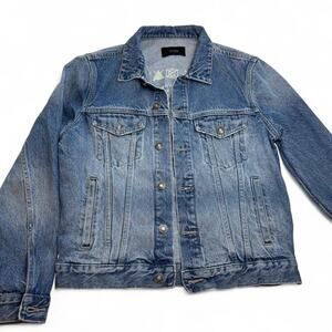 Neuw Denim Jacket Medium Wash Classic Fit Men's M 90s  Streetwear‎ Vibes